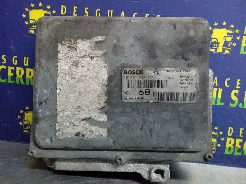 CENTRALITA MOTOR UCE PEUGEOT 106 (S2) 9620398980 / MA3168 / 0261203736 9620398980MA31680261203736