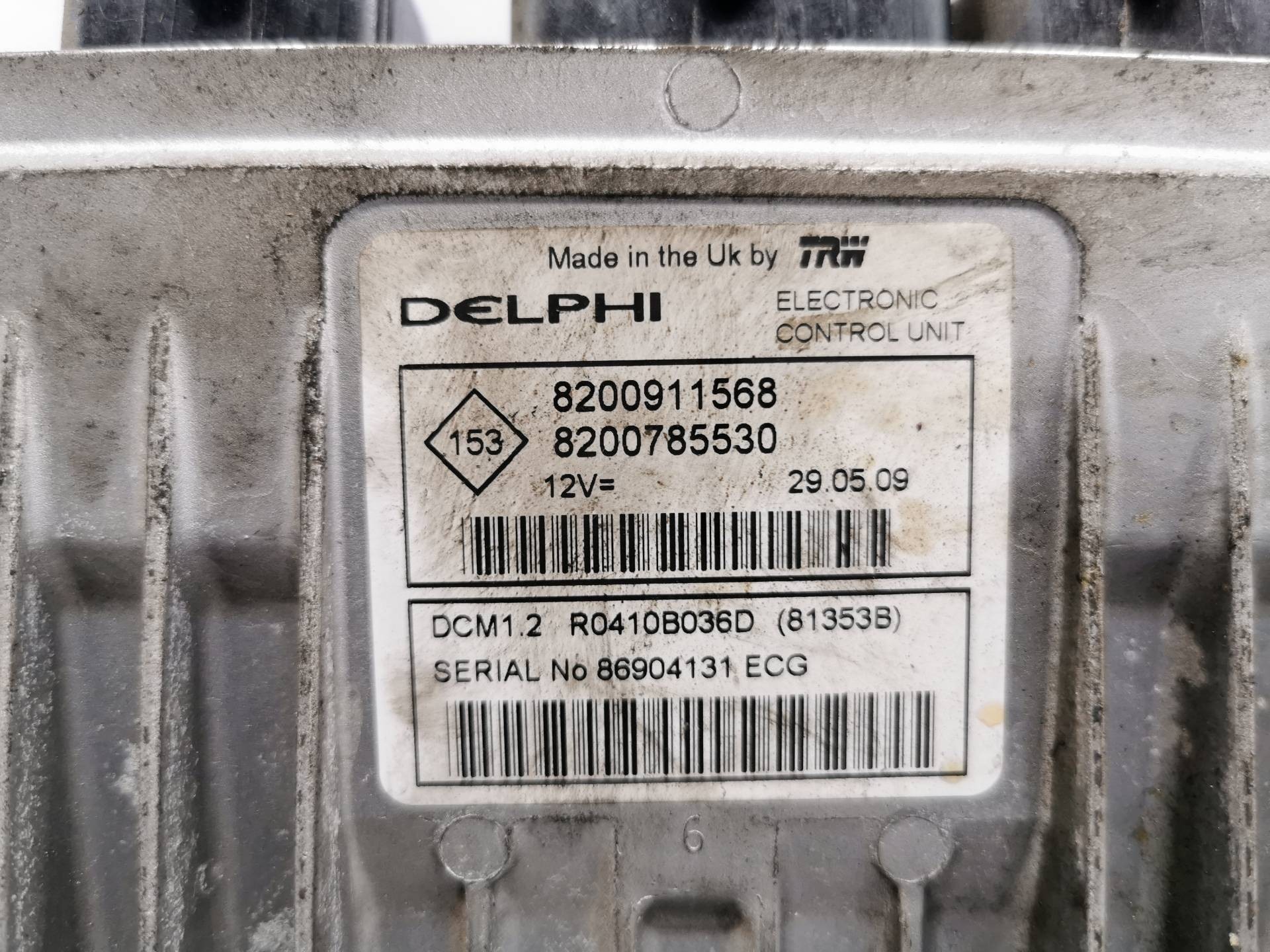 CENTRALITA MOTOR UCE DACIA SANDERO 8200911568 / 8200785530 82009115688200785530 - Vista 2