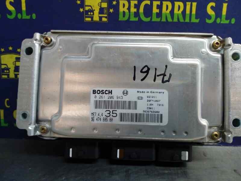 CENTRALITA MOTOR UCE PEUGEOT 307 (S1) 9647480580 / 0261206943 96474805800261206943