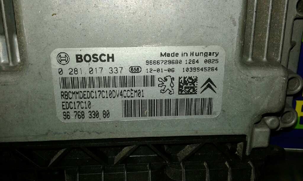 CENTRALITA MOTOR UCE CITROËN C3 0281017337 / 9676833080 02810173379676833080 - Vista 2