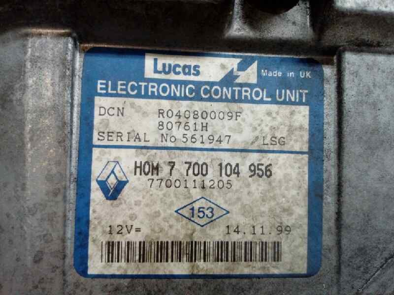 CENTRALITA MOTOR UCE RENAULT CLIO II FASE I (B/CBO) HOM7700104956 / 7700111205 / 7700104956 HOM770010495677001112057700104956 - Vista 2
