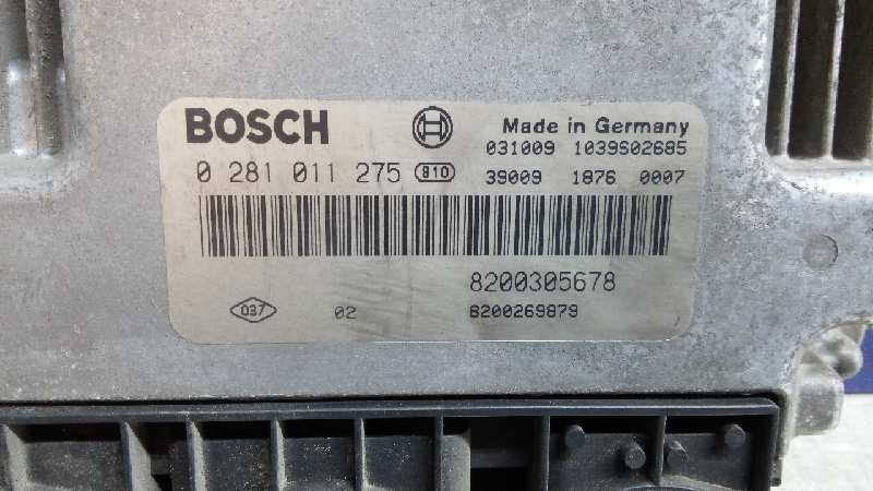 CENTRALITA MOTOR UCE RENAULT SCENIC II 8200305678 / 0281011275 82003056780281011275 - Vista 2