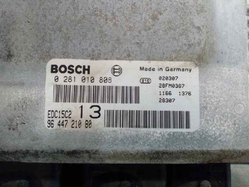 CENTRALITA MOTOR UCE CITROËN C5 BERLINA 9644721080 / EDC12C213 / 0281010808 9644721080EDC12C2130281010808 - Vista 2