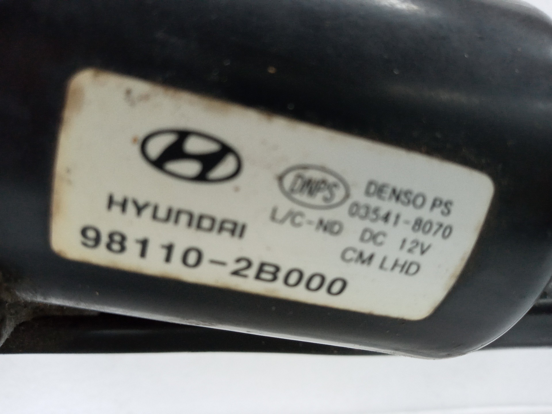 MOTOR LIMPIA DELANTERO HYUNDAI SANTA FE (BM) 981102B000 981102B000 - Vista 2