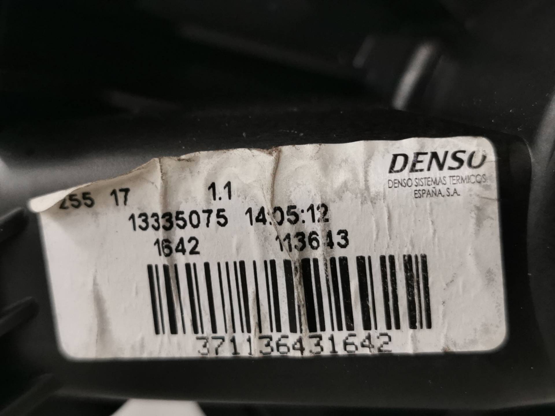 MOTOR CALEFACCIÓN OPEL CORSA E 13335075 13335075 - Vista 3