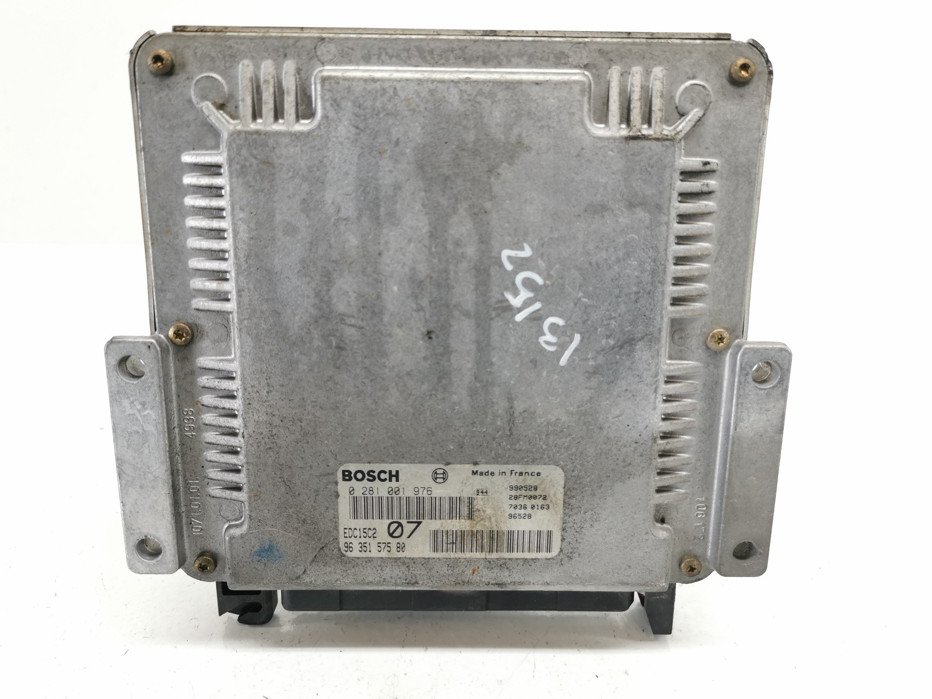 CENTRALITA MOTOR UCE PEUGEOT 306 BERLINA 3/4/5 PUERTAS (S2) 9635157580 / EDC15C207 / 0281001976 9635157580EDC15C2070281001976