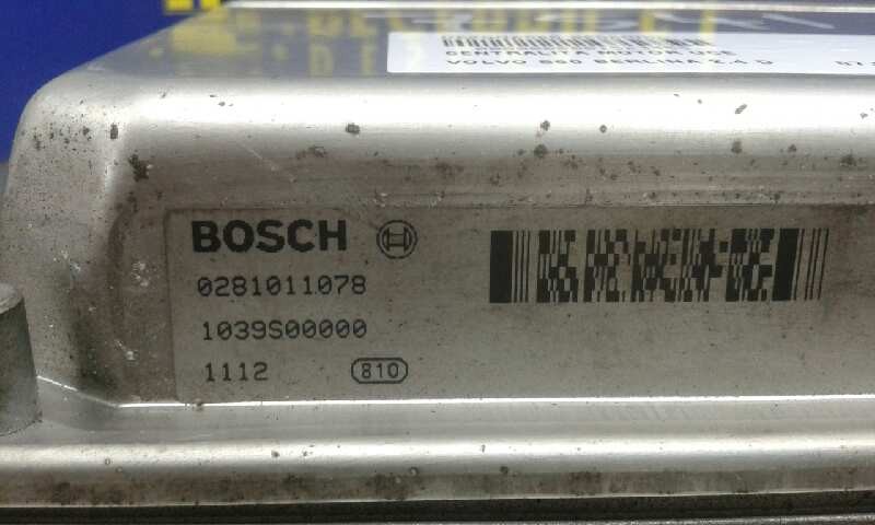 CENTRALITA MOTOR UCE VOLVO S60 BERLINA 30637733A / 1039S00000 / 0281011078 30637733A1039S000000281011078 - Vista 2