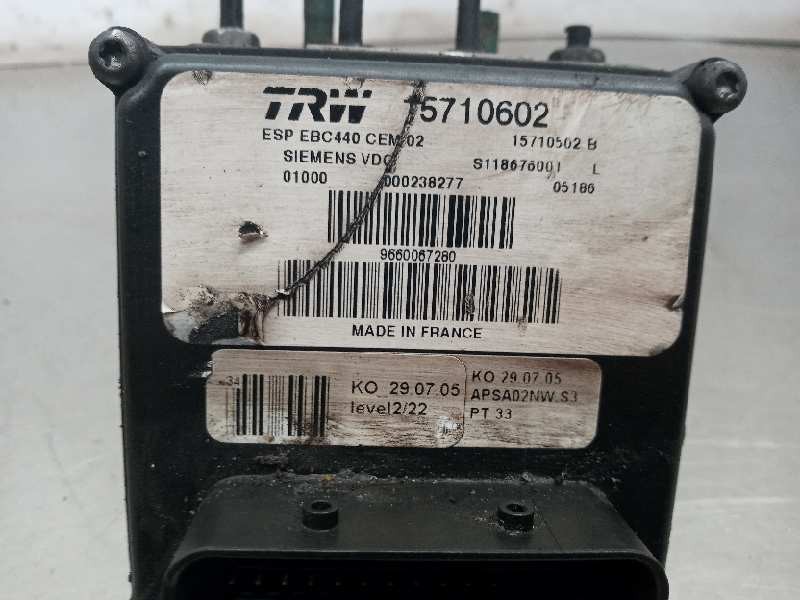 ABS PEUGEOT 407 9660067280 9660067280 - Vista 2