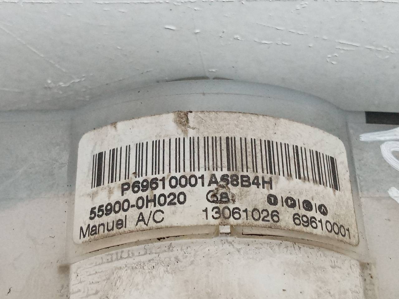 MANDO CALEFACCIÓN / AIRE ACONDICIONADO CITROËN C1 559000H020 / P69610001A68B4H / 13061026 559000H020P69610001A68B4H13061026 - Vista 3
