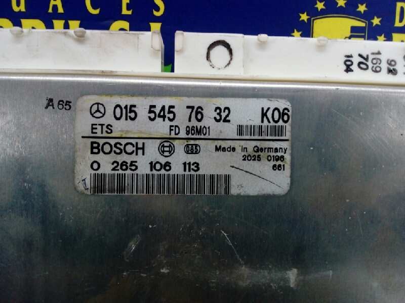 CENTRALITA ABS MERCEDES-BENZ CLASE E (W210) BERLINA DIESEL 0155457632 / 0265106113 01554576320265106113 - Vista 2