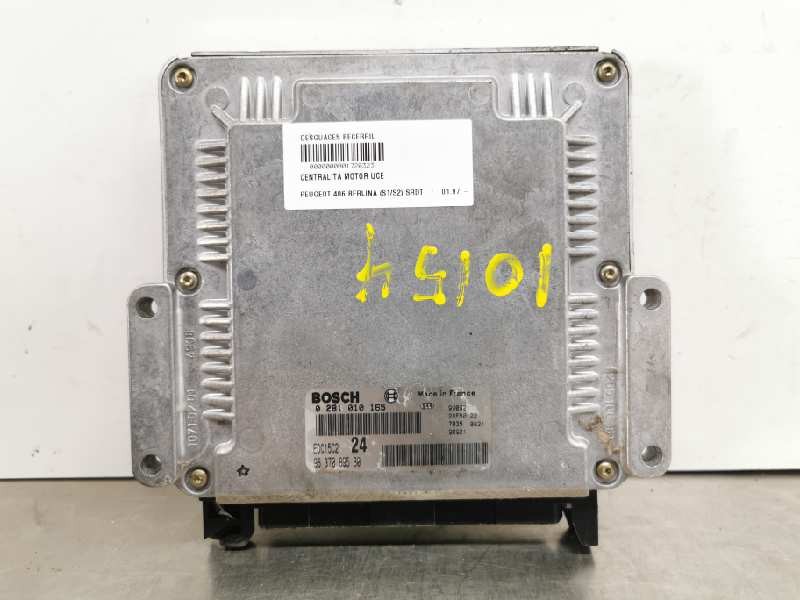 CENTRALITA MOTOR UCE PEUGEOT 406 BERLINA (S1/S2) 9637089580 / EDC15C224 / 0281010165 9637089580EDC15C2240281010165