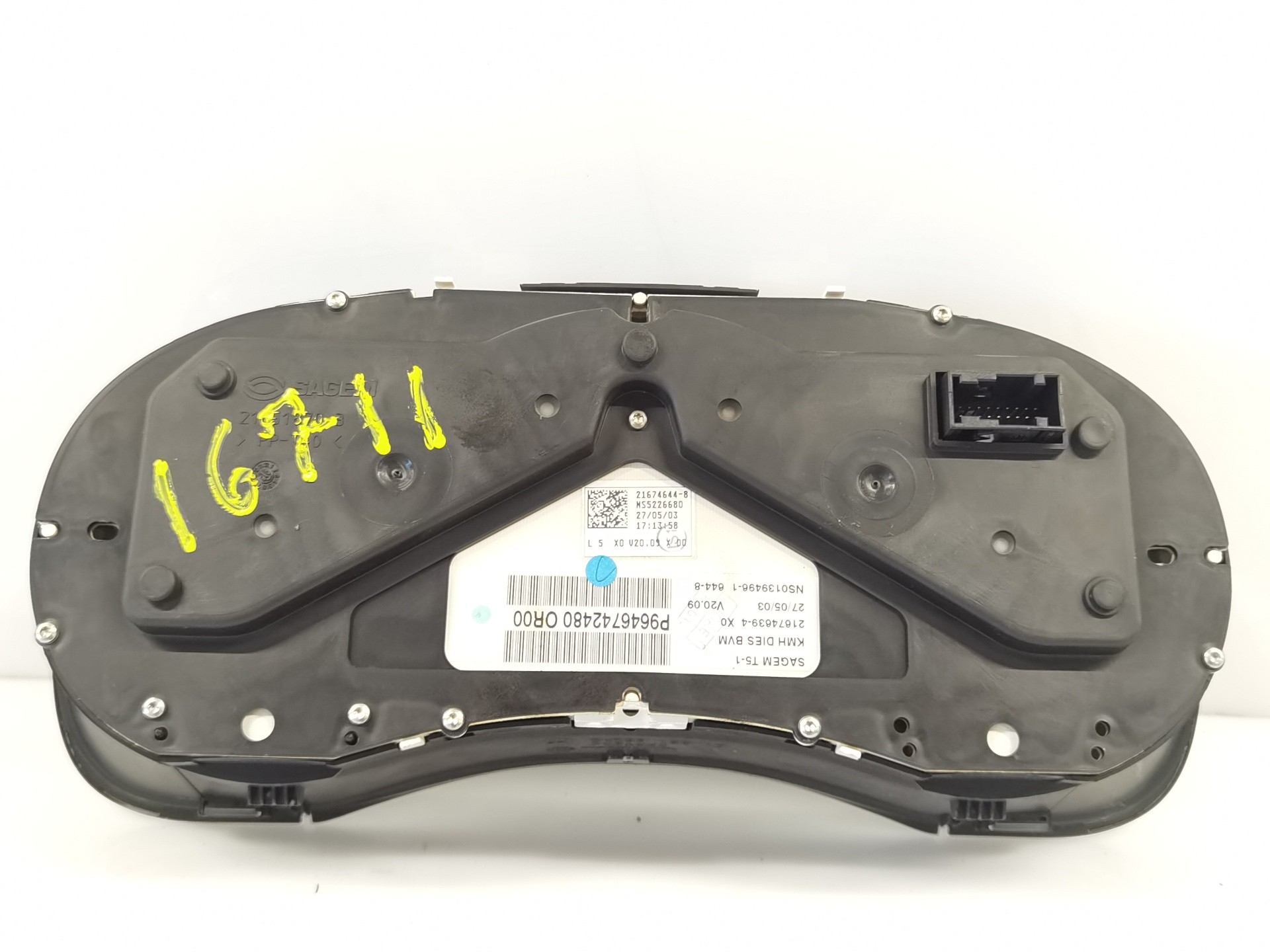 CUADRO INSTRUMENTOS PEUGEOT 307 BREAK / SW (S1) P9646742480 P9646742480 - Vista 2