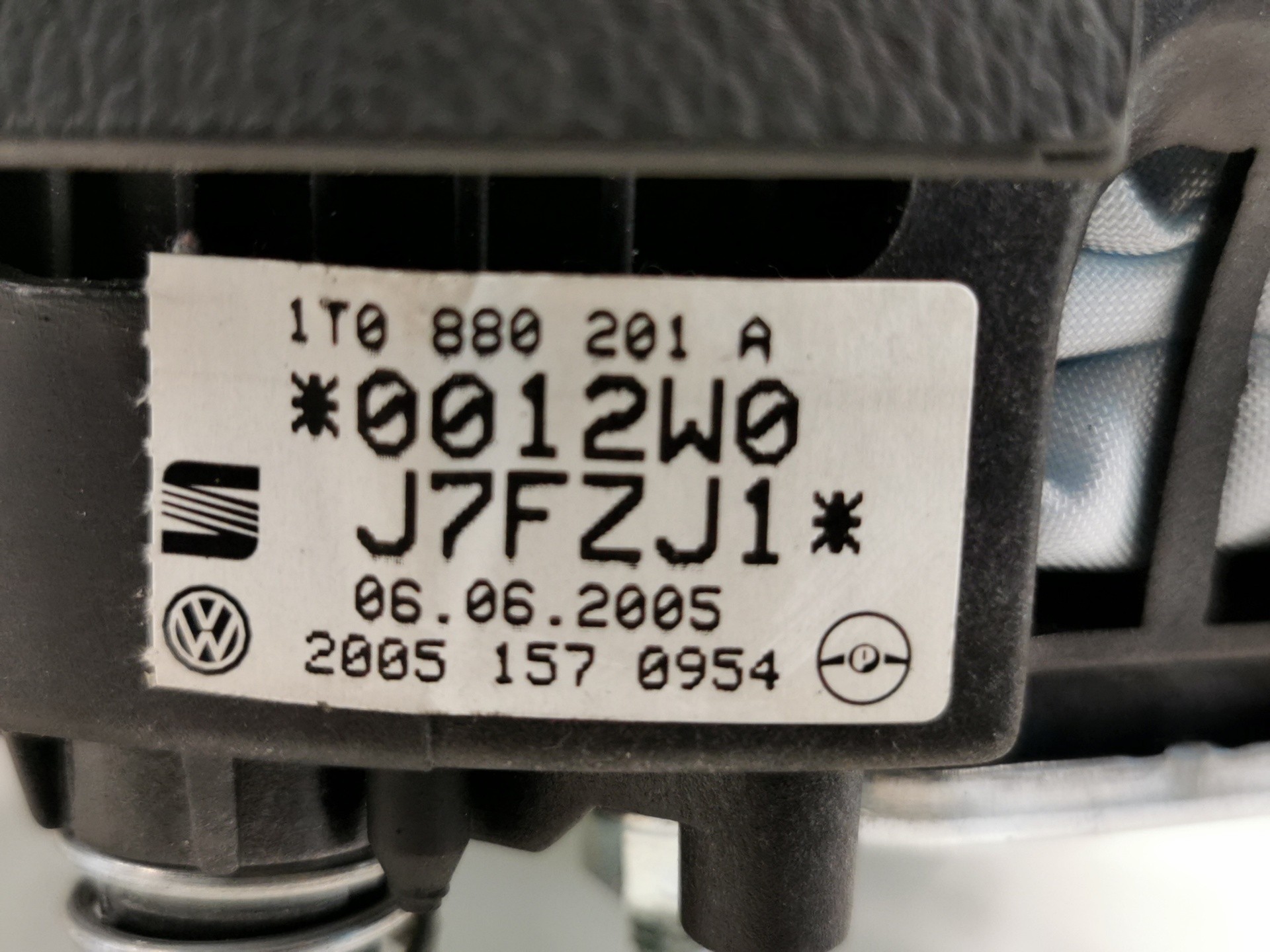AIRBAG DELANTERO IZQUIERDO VOLKSWAGEN TOURAN (1T2) 1T0880201A 1T0880201A - Vista 3