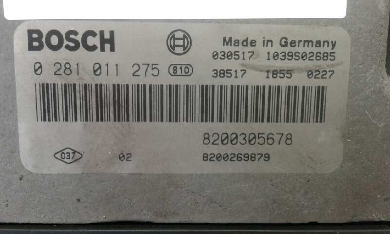 CENTRALITA MOTOR UCE RENAULT MEGANE II BERLINA 5P 8200305678 / 8200269879 / 0281011275 820030567882002698790281011275 - Vista 2