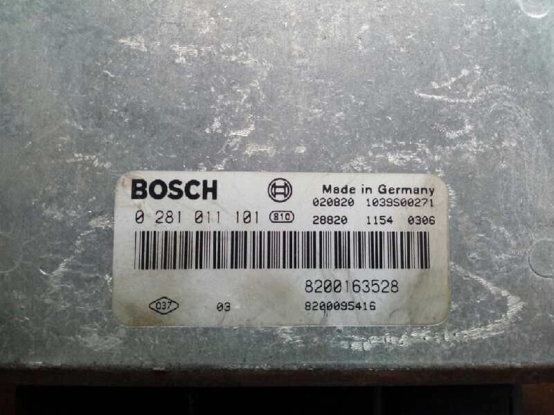 CENTRALITA MOTOR UCE RENAULT LAGUNA II (BG0) 8200163528 / 0281011101 / 8200095416 820016352802810111018200095416 - Vista 2