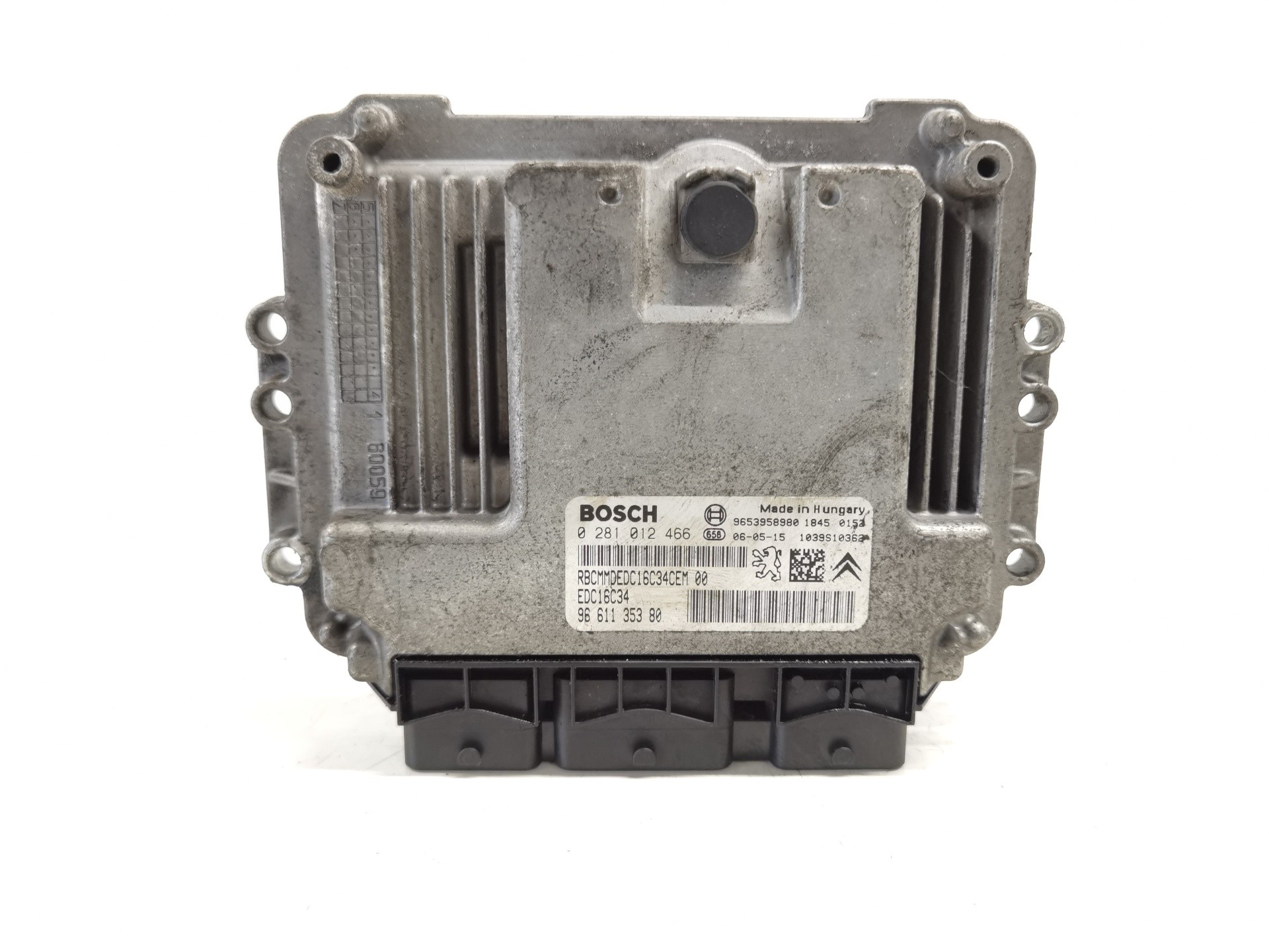 CENTRALITA MOTOR UCE CITROËN XSARA PICASSO 9661135380 / EDC16C34 / 0281012466 9661135380EDC16C340281012466