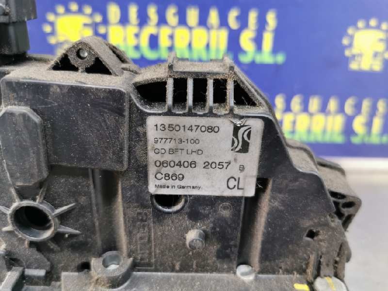 CERRADURA PUERTA DELANTERA DERECHA CITROËN JUMPER CAJA CERRADA (06.2006 =>) 1350147080 1350147080 - Vista 2