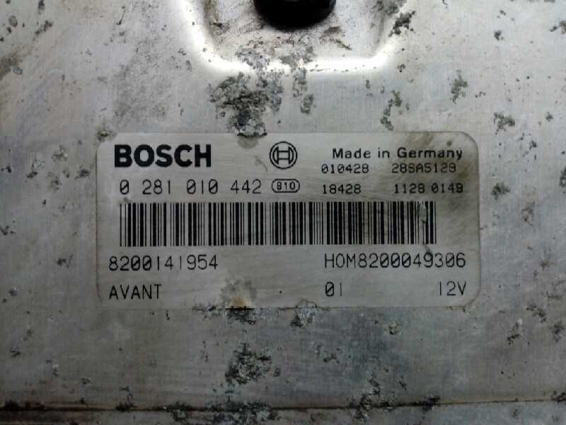 CENTRALITA MOTOR UCE RENAULT MEGANE I FASE 2 BERLINA (BA0) 8200141954 / HOM8200049306 / 0281010442 8200141954HOM82000493060281010442 - Vista 2