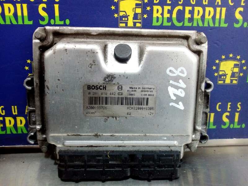 CENTRALITA MOTOR UCE RENAULT MEGANE I FASE 2 CLASSIC (LA..) 8200199726 / HOM8200049306 / 0281010442 8200199726HOM82000493060281010442