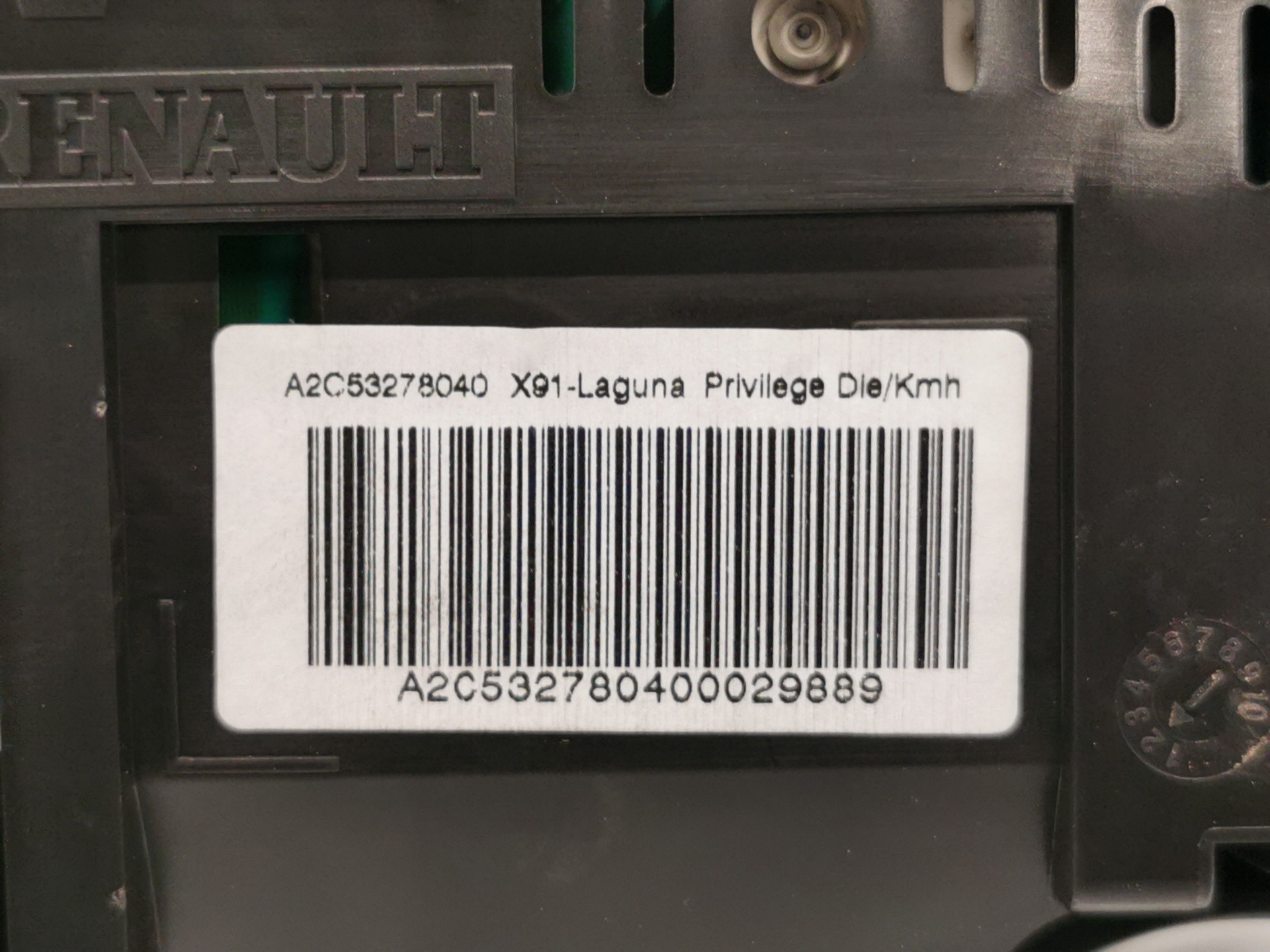 CUADRO INSTRUMENTOS RENAULT LAGUNA GRANDTOUR III 250450036R / A2C53278040 250450036RA2C53278040 - Vista 3