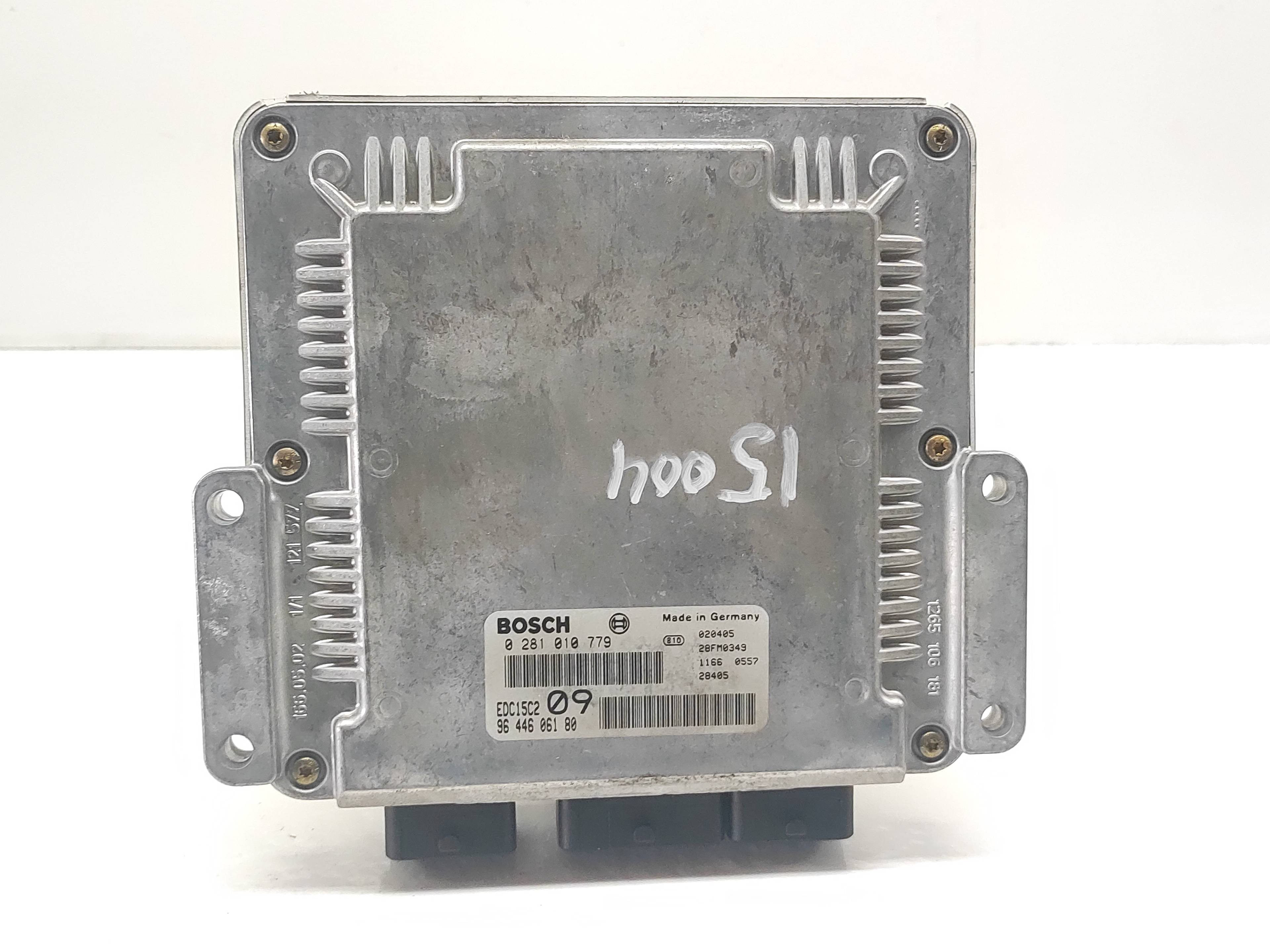 CENTRALITA MOTOR UCE PEUGEOT 307 BREAK / SW (S1) 9644606180 / EDC15C209 / 0281010779 9644606180EDC15C2090281010779