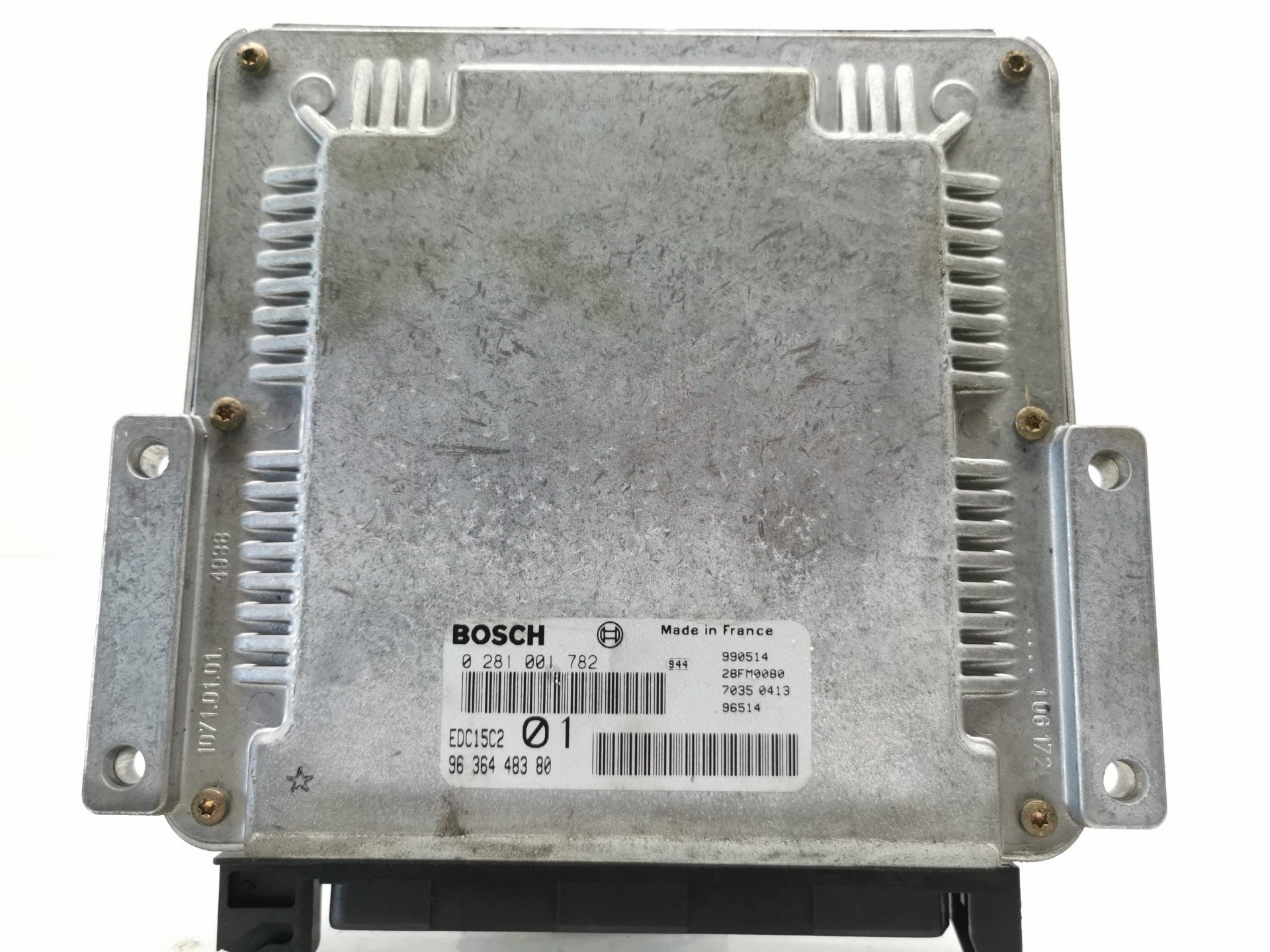CENTRALITA MOTOR UCE CITROËN XANTIA BERLINA 9636448380 / EDC15C201 / 0281001782 9636448380EDC15C2010281001782