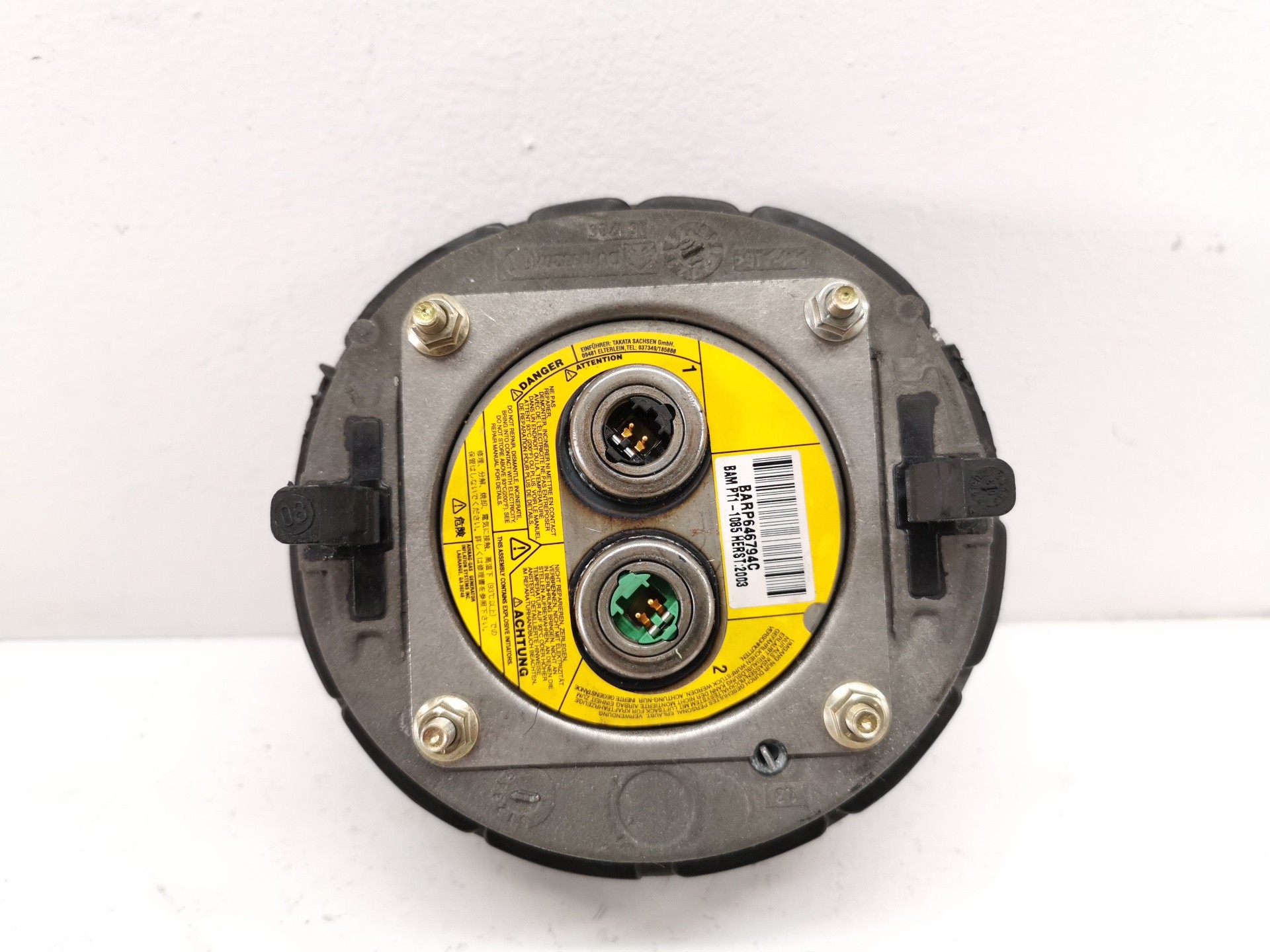 AIRBAG DELANTERO IZQUIERDO BMW SERIE 3 TOURING (E46) 33675789102T 33675789102T - Vista 2