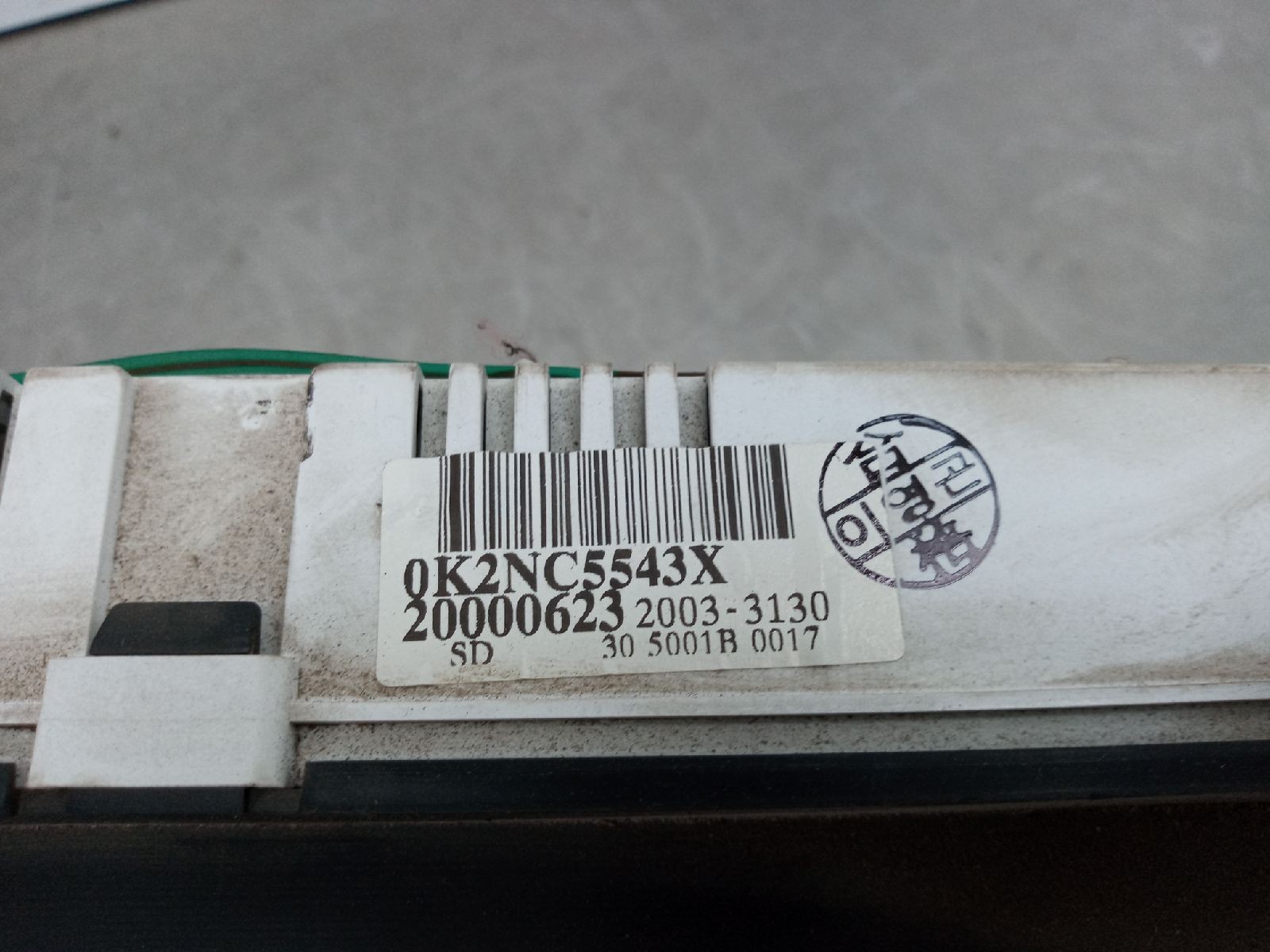 CUADRO INSTRUMENTOS KIA SEPHIA LL 0K2NC5543X / 20000623 / IBGVFW0240 0K2NC5543X20000623IBGVFW0240 - Vista 2