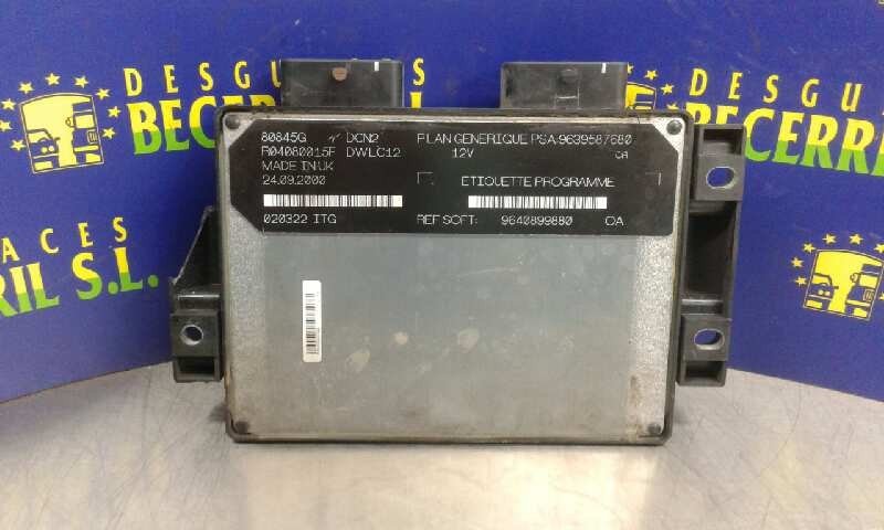 CENTRALITA MOTOR UCE PEUGEOT 206 BERLINA 9640899880 / 9639587680 96408998809639587680