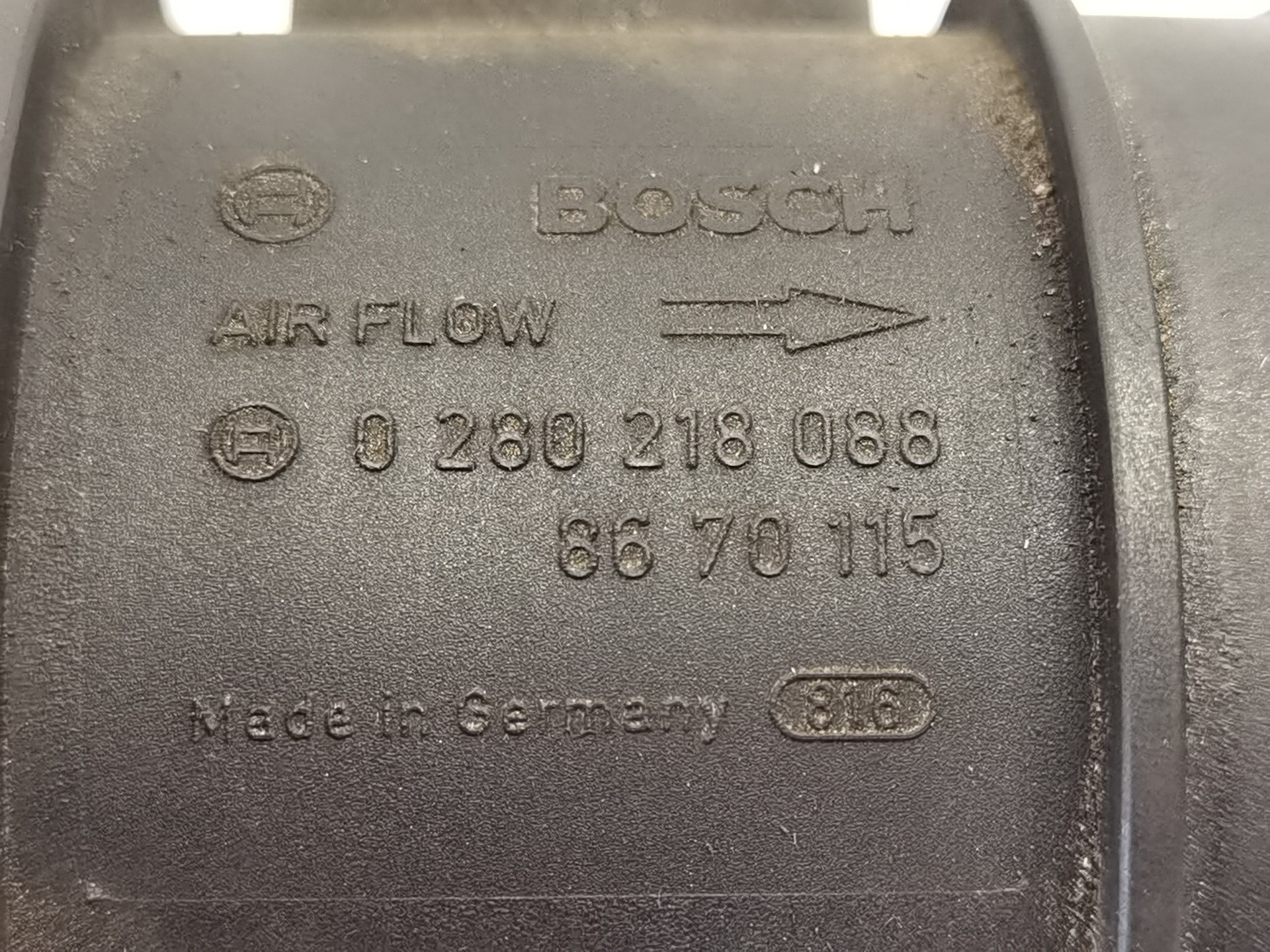 CAUDALÍMETRO VOLVO XC90 0280218088 / 8670115 02802180888670115 - Vista 3
