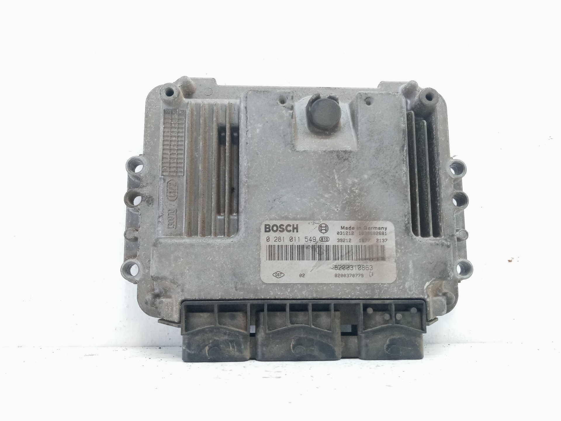 CENTRALITA MOTOR UCE RENAULT MEGANE II BERLINA 5P 0281011549810 / 8200310863 / 8200370779 028101154981082003108638200370779