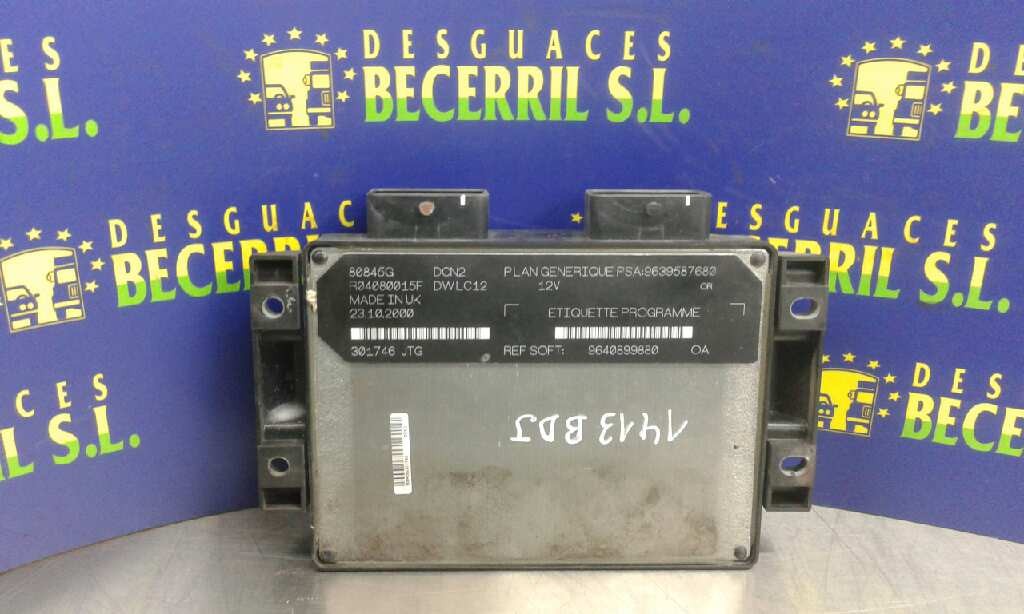 CENTRALITA MOTOR UCE CITROËN XSARA COUPE 9639587680 / 9640899880 96395876809640899880