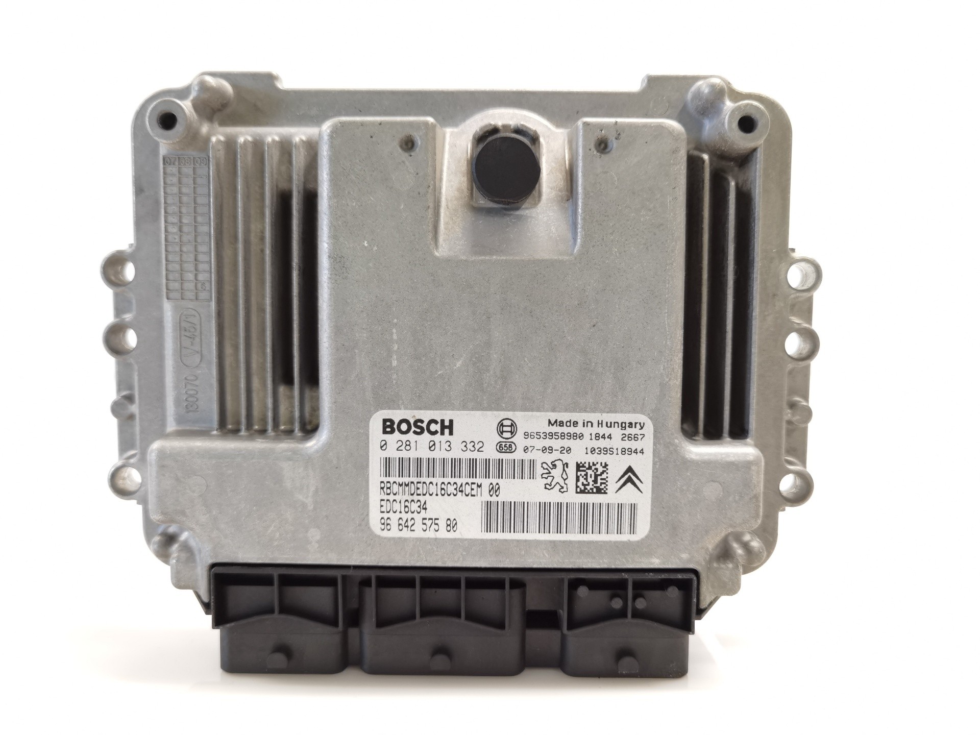 CENTRALITA MOTOR UCE PEUGEOT 308 9664257580 / EDC16C34 / 0281013332 9664257580EDC16C340281013332