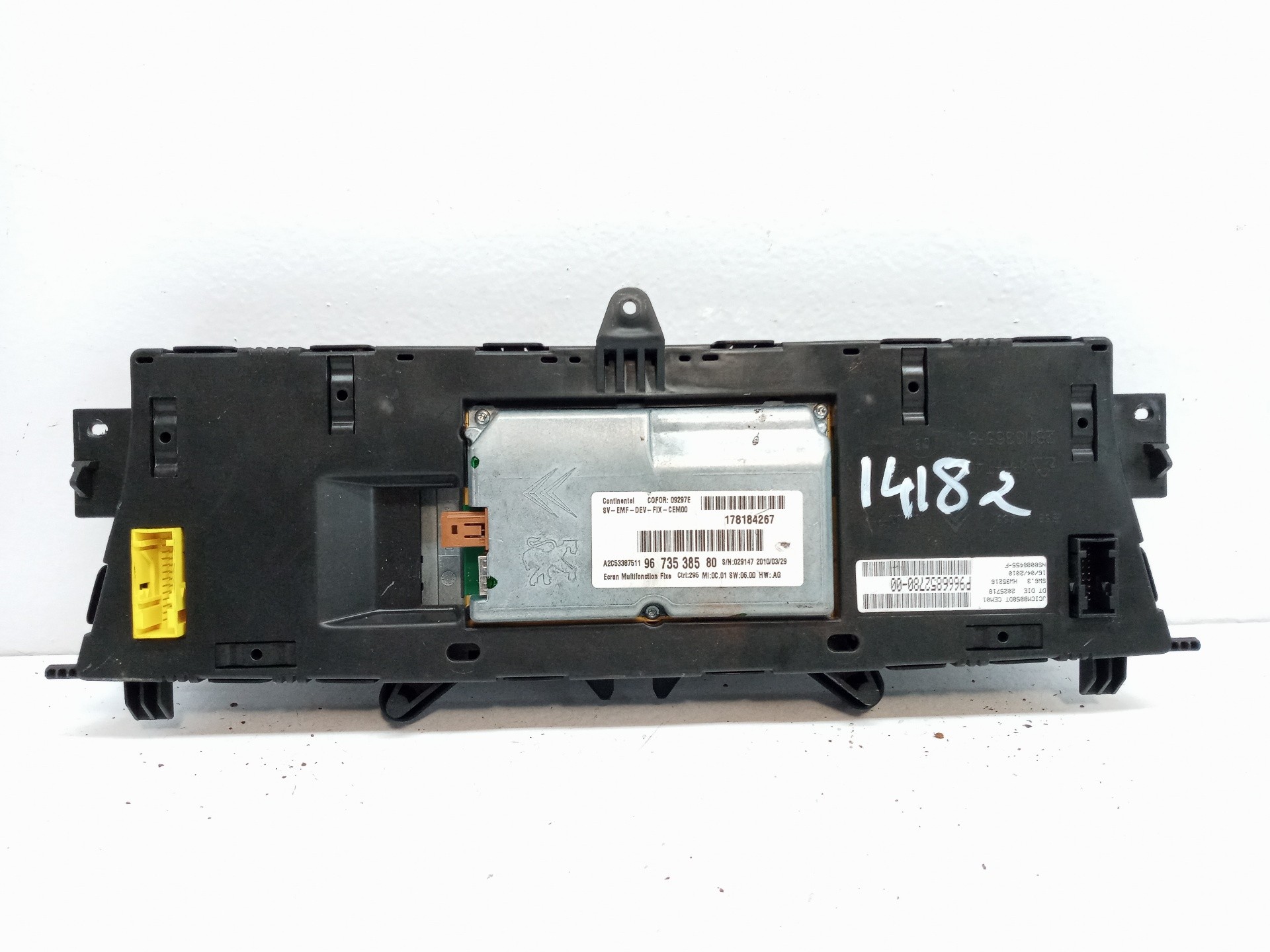 CUADRO INSTRUMENTOS CITROËN C4 GRAND PICASSO 9673538580 9673538580 - Vista 2