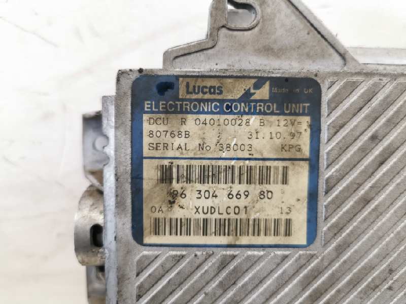 CENTRALITA MOTOR UCE PEUGEOT 406 BERLINA (S1/S2) 9630466980 / R04010028B 9630466980R04010028B - Vista 2