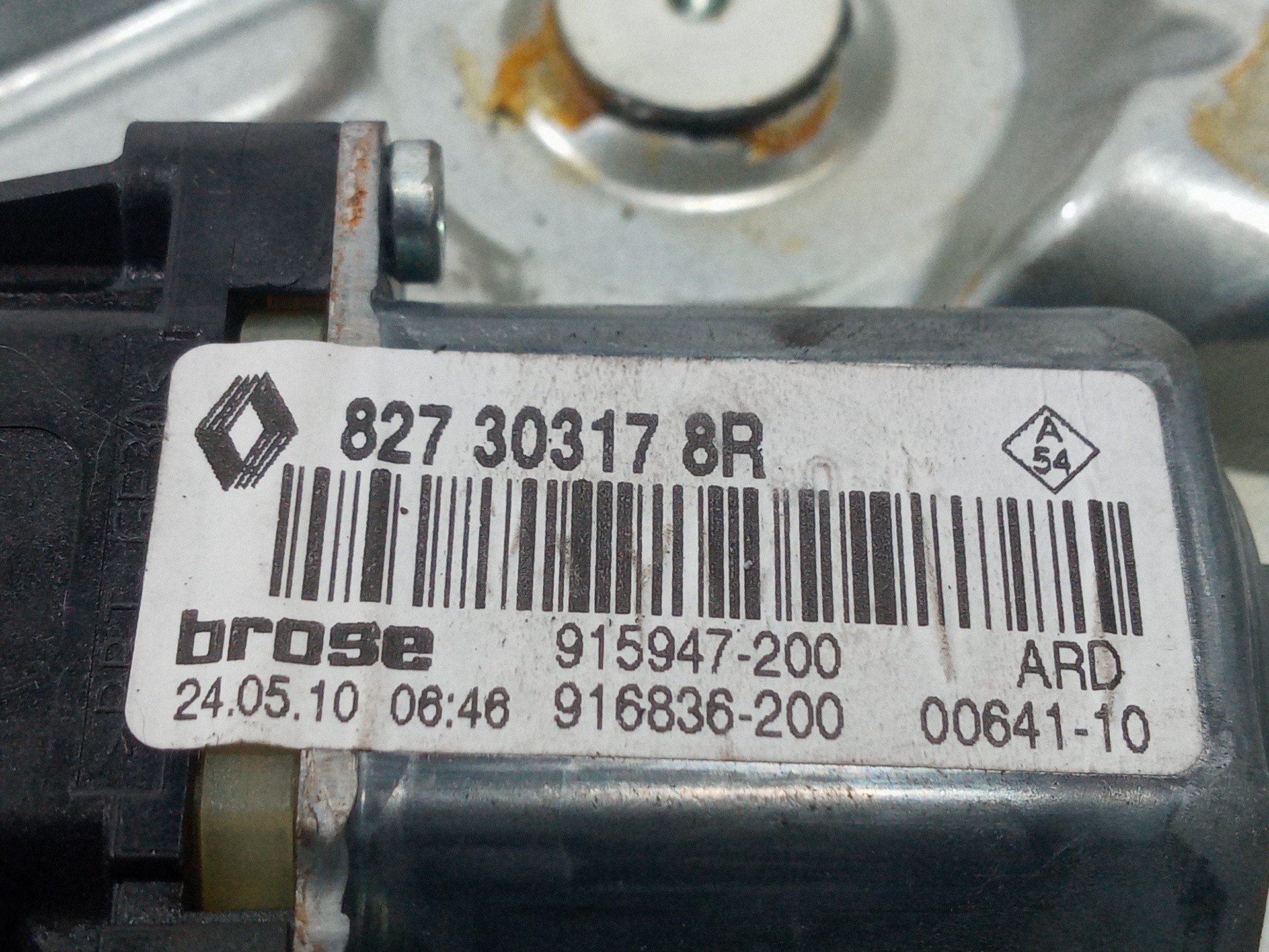 ELEVALUNAS TRASERO DERECHO RENAULT SCENIC III 827303178R 827303178R - Vista 3