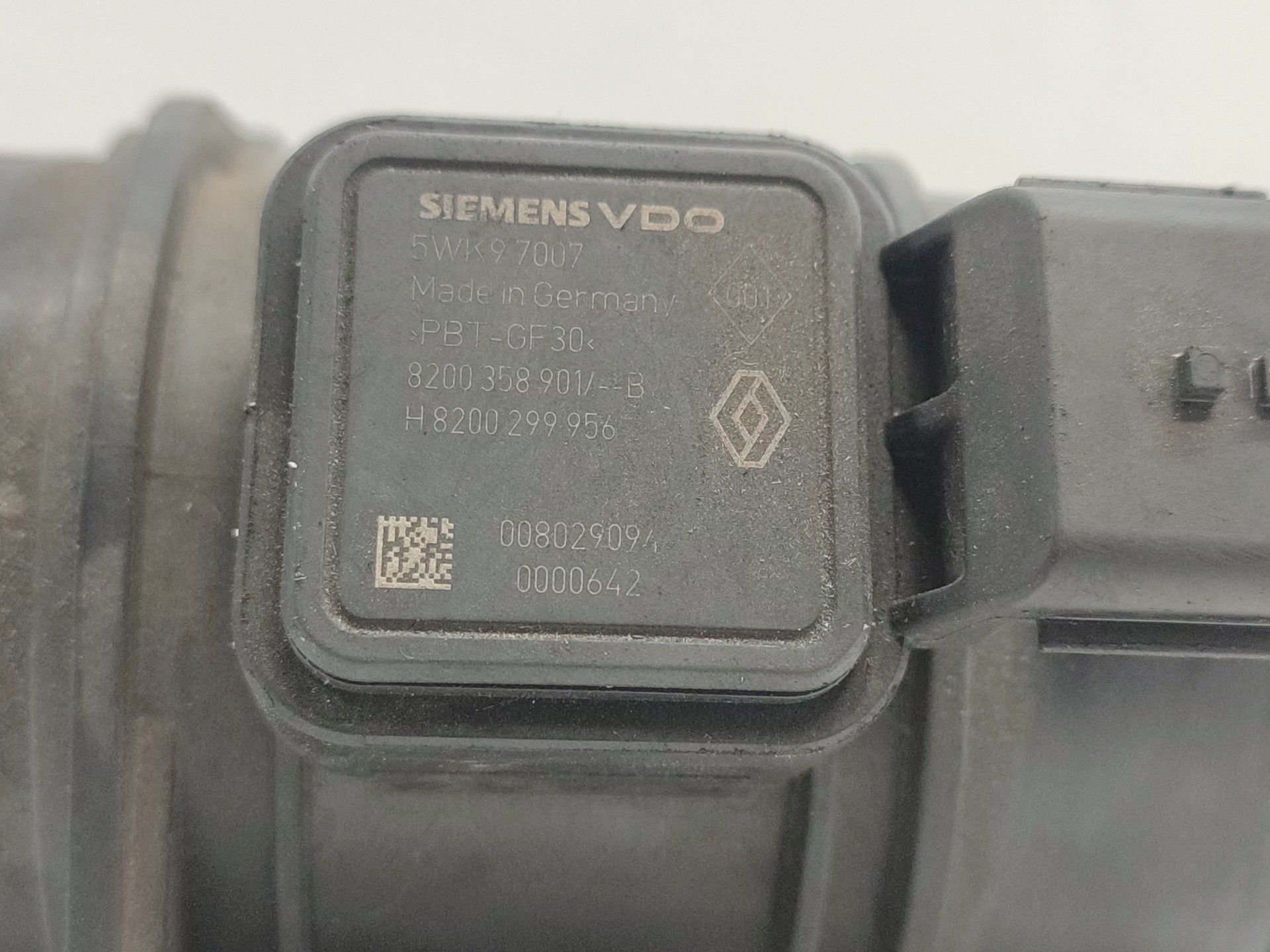 CAUDALÍMETRO RENAULT LAGUNA III 8200358901B / 8200299956 8200358901B8200299956 - Vista 3