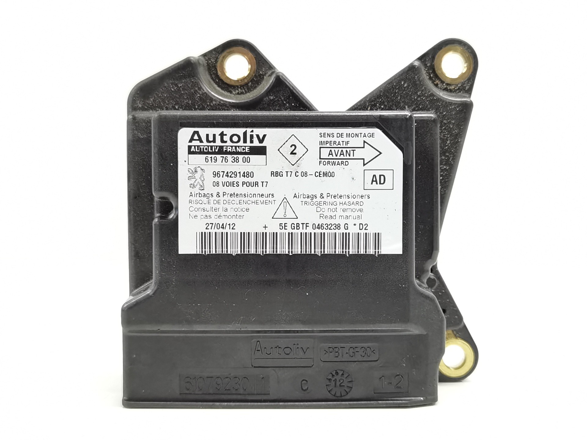 CENTRALITA AIRBAG PEUGEOT 308 SW 9674291480 / 619763800 9674291480619763800