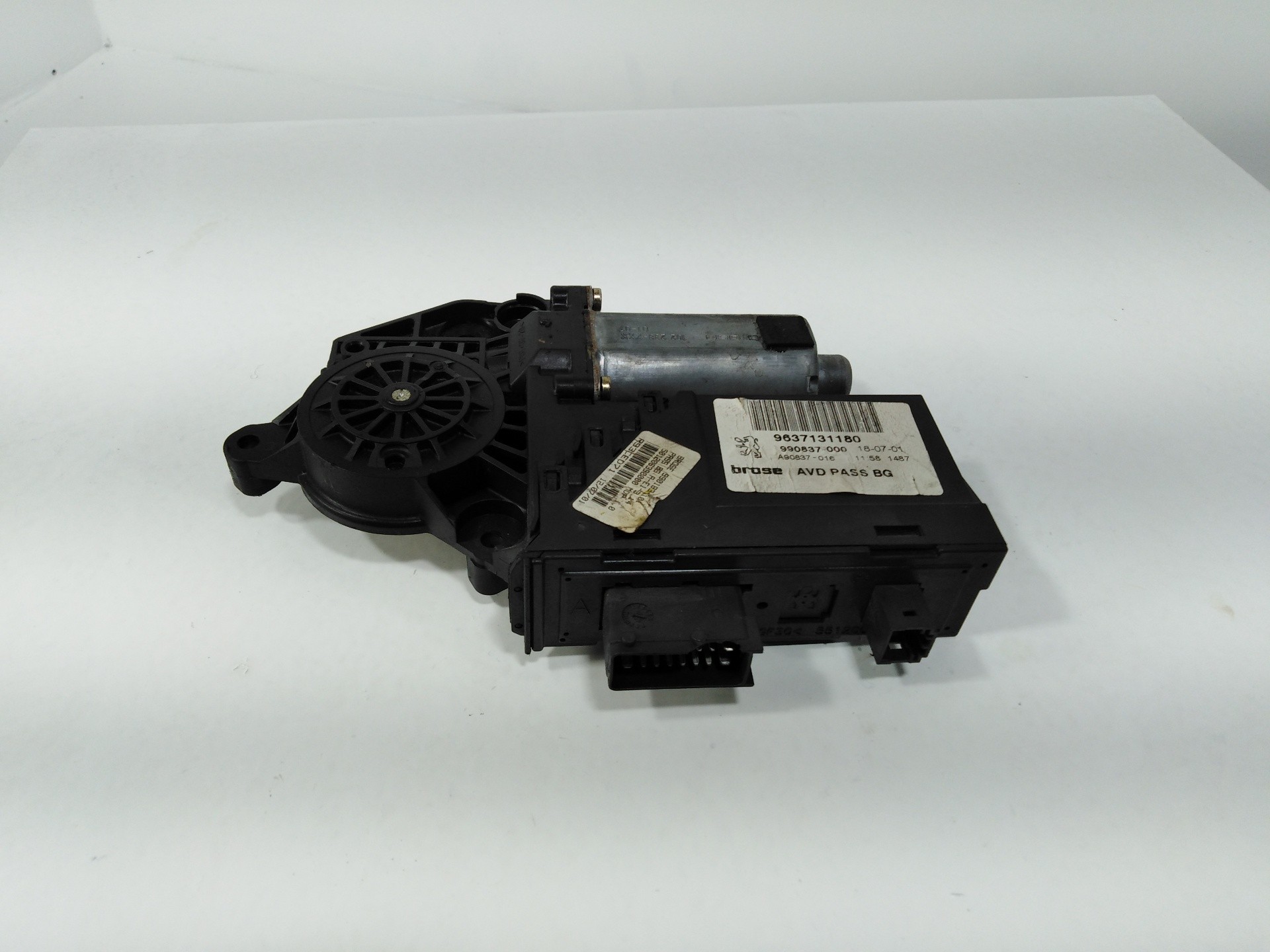 MOTOR ELEVALUNAS DELANTERO DERECHO PEUGEOT 307 (S1) 9637131180 9637131180
