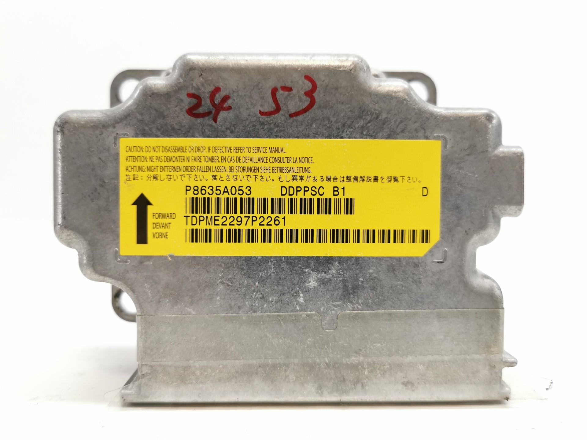 CENTRALITA AIRBAG PEUGEOT 4007 P8635A053 / TDPME2297P2261 P8635A053TDPME2297P2261