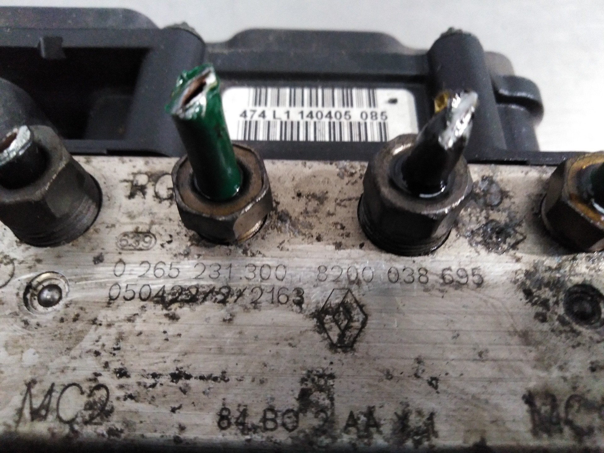 ABS RENAULT MEGANE II FAMILIAR 8200038695 / 0265231300 82000386950265231300 - Vista 3