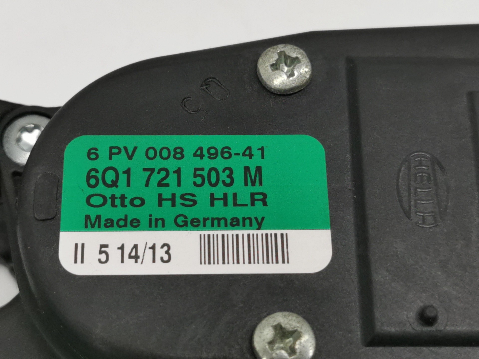POTENCIÓMETRO PEDAL SEAT IBIZA ST (6J8) 6Q1721503M / 6PV00849641 6Q1721503M6PV00849641 - Vista 2