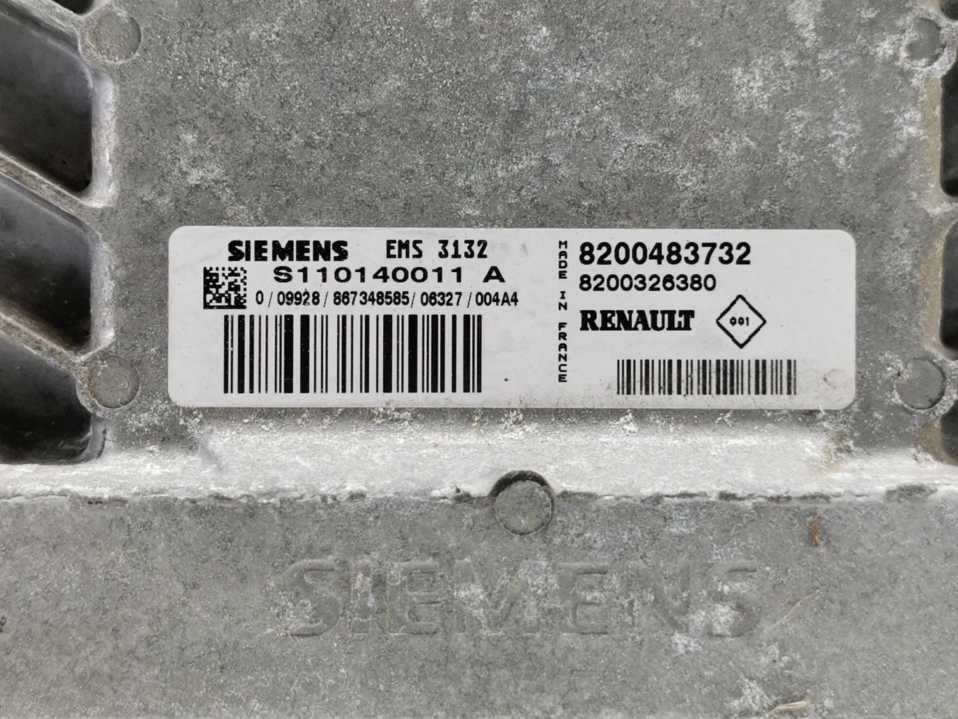 CENTRALITA MOTOR UCE DACIA LOGAN 8200483732 / S110140011A / 8200326380 8200483732S110140011A8200326380 - Vista 2