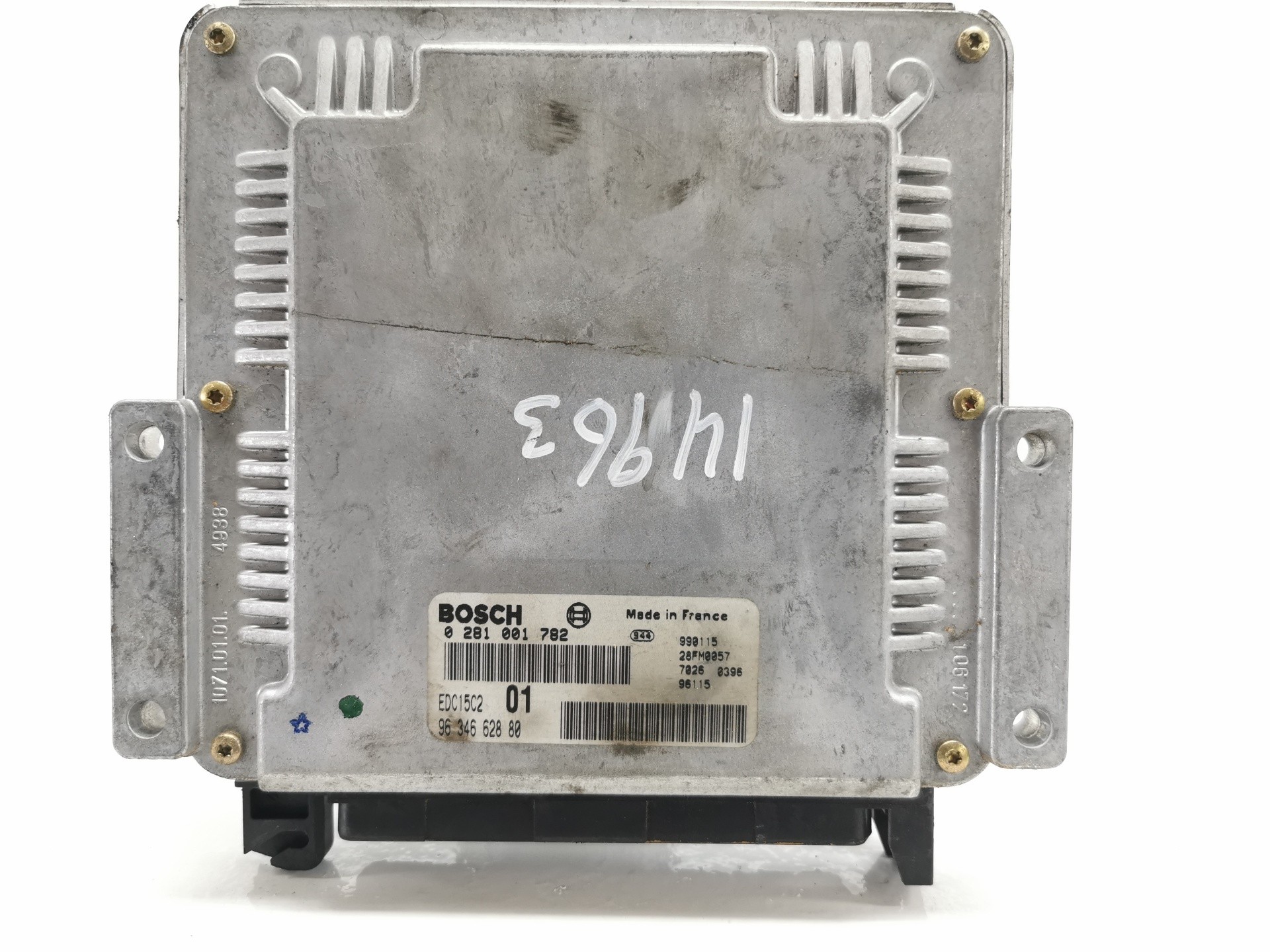 CENTRALITA MOTOR UCE PEUGEOT 406 BERLINA (S1/S2) 9634662880 / EDC15C201 / 0281001782 9634662880EDC15C2010281001782
