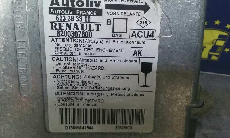 CENTRALITA AIRBAG RENAULT MEGANE II BERLINA 5P 8200307800 / 603383300 8200307800603383300 - Vista 2