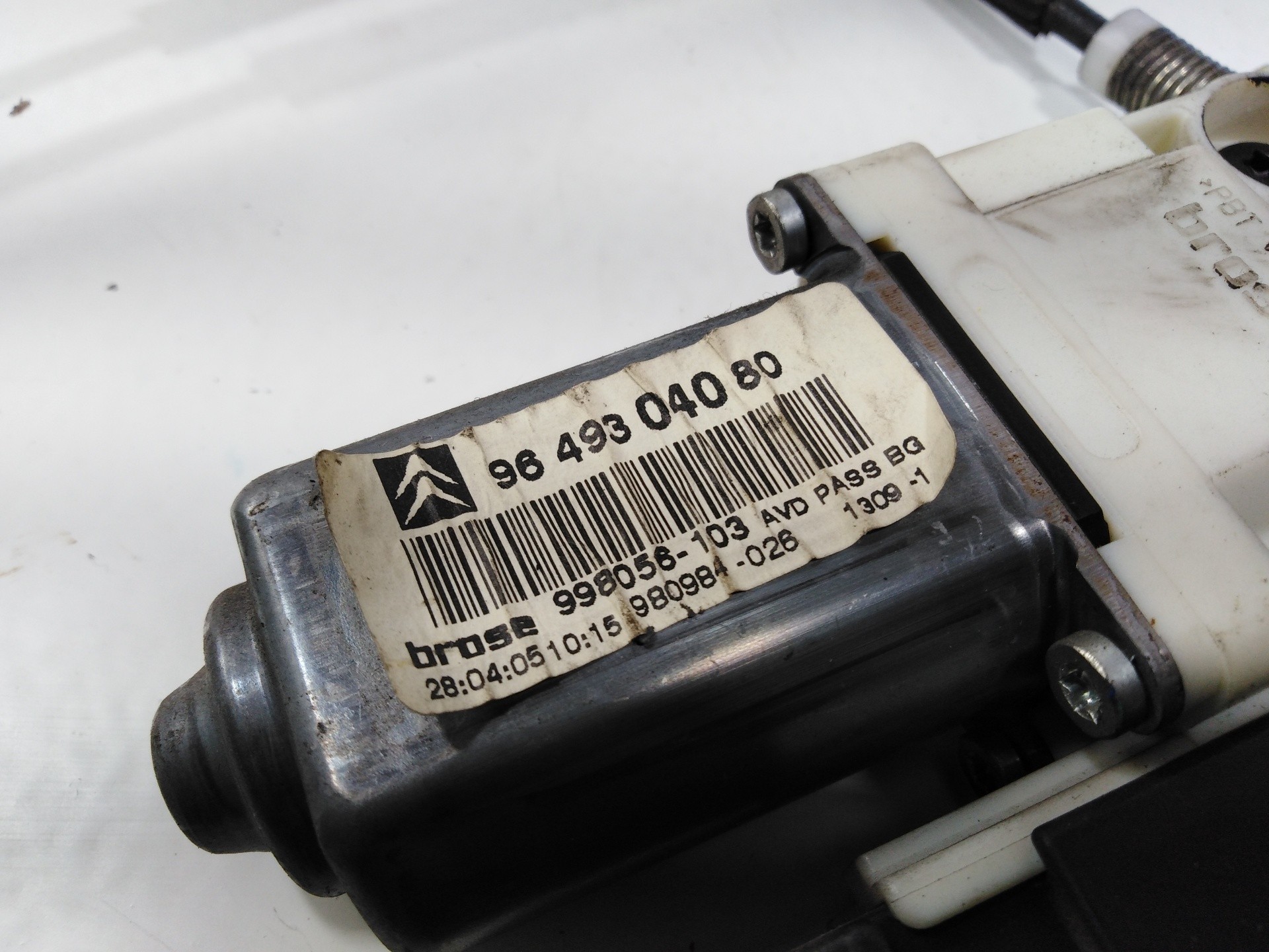 ELEVALUNAS DELANTERO DERECHO CITROËN C5 BERLINA 9649304080 9649304080 - Vista 3