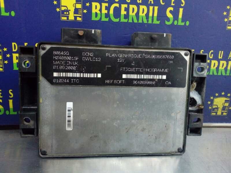 CENTRALITA MOTOR UCE PEUGEOT 206 BERLINA 9639587680 / 9640899880 96395876809640899880