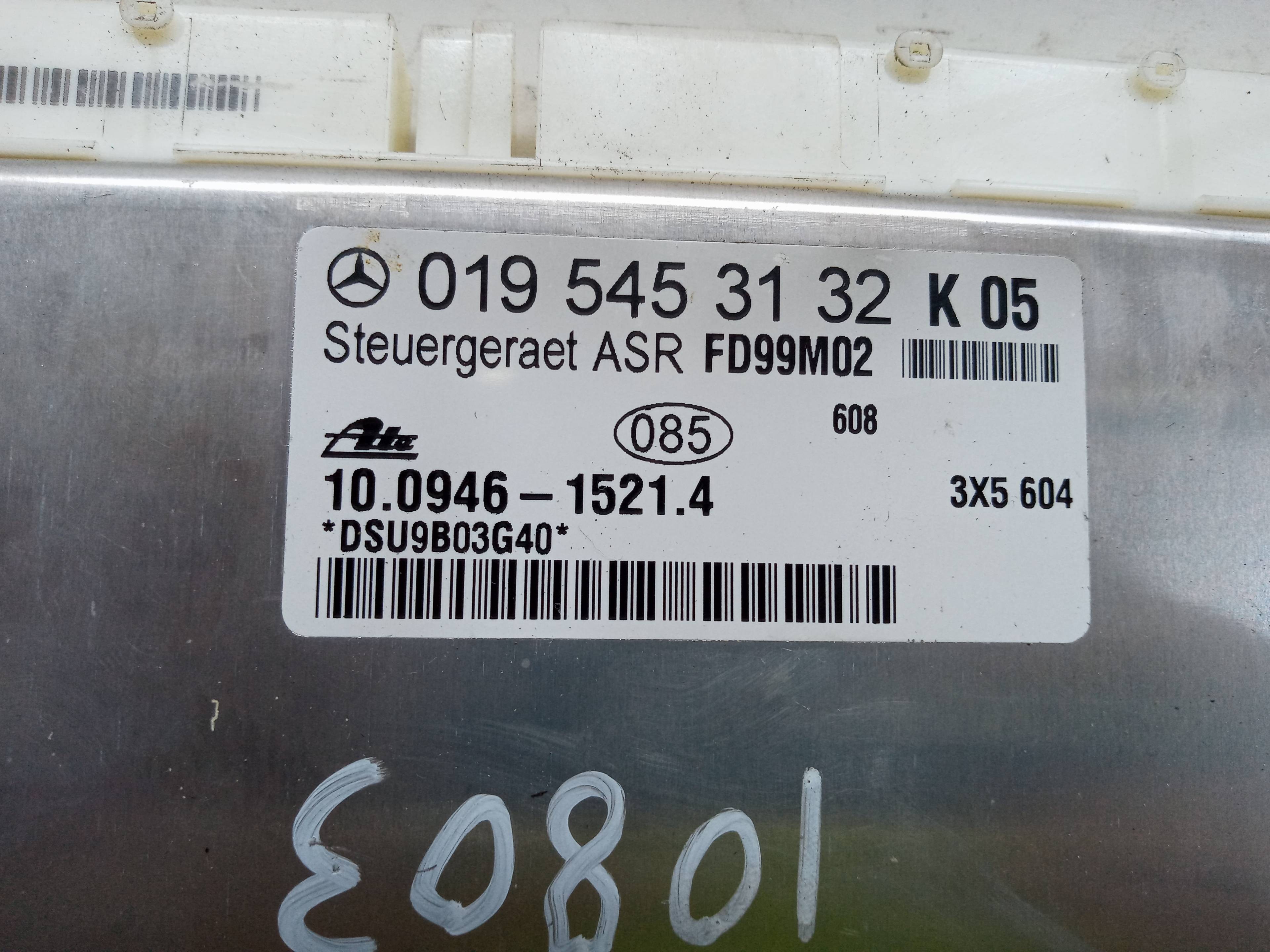 CENTRALITA ASR MERCEDES-BENZ CLASE CLK (W208) COUPE 0195453132 / 10094615214 019545313210094615214 - Vista 2
