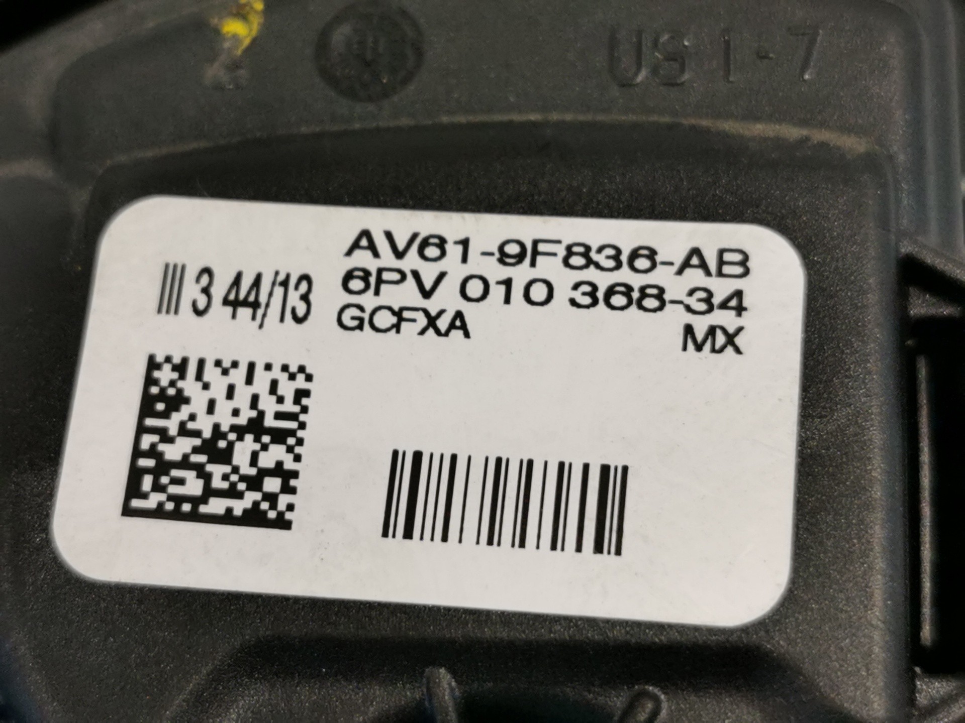 POTENCIÓMETRO PEDAL FORD GRAND C-MAX AV619F836AB / 6PV01036834 AV619F836AB6PV01036834 - Vista 3