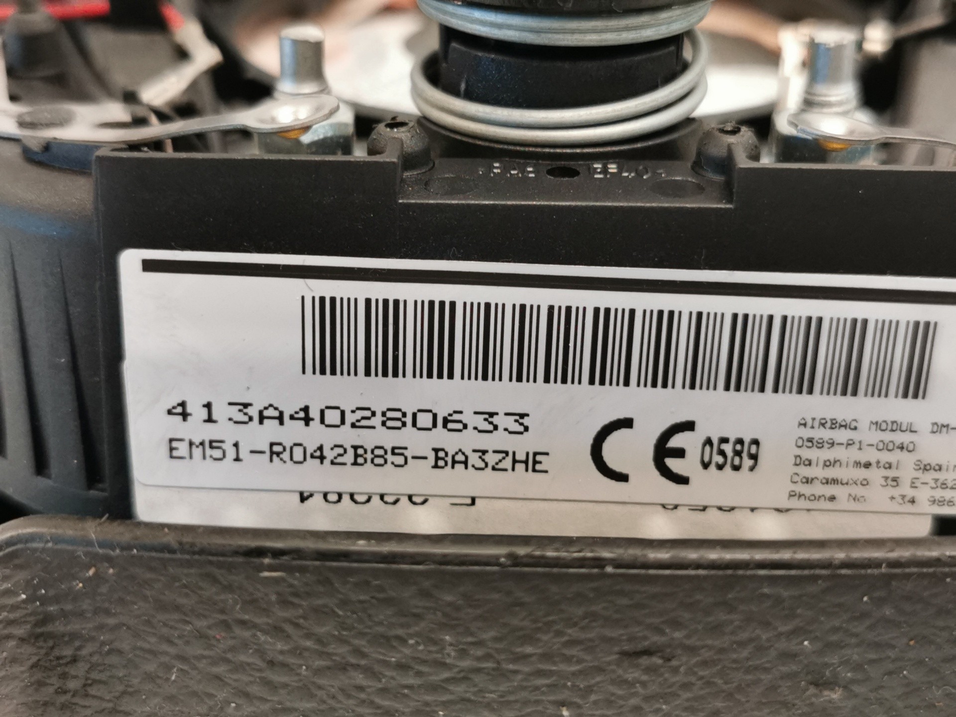 AIRBAG DELANTERO IZQUIERDO FORD GRAND C-MAX EM51R042B85 / AM5T14K147AA / EM51R042B85BA3ZHE EM51R042B85AM5T14K147AAEM51R042B85BA3ZHE - Vista 3